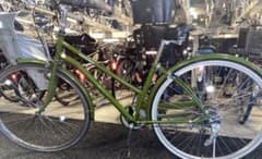 Samiさま専用(*^^*)自転車27インチ オリーブ色のサムネイル