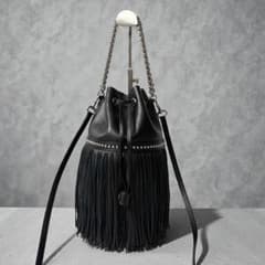 ジェイアンドエムデヴィッドソン カーニバル レザー 巾着 ショルダー