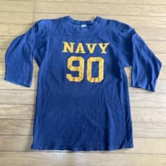 80'sチャンピオンNAVYフットボールTのサムネイル