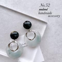 ハンドメイド ピアス 52 - メルカリ