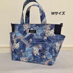 デニム調サイドポケットトートバッグMサイズ限定1点！ - メルカリ