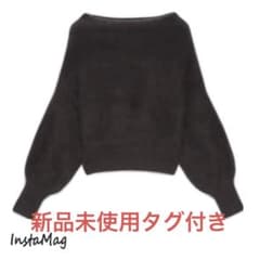 anuans ラクーンオフショルニットプルオーバーのサムネイル
