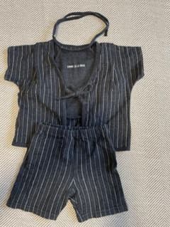 COMME CA DU MODE ベビー甚平 80cm ストライプのサムネイル