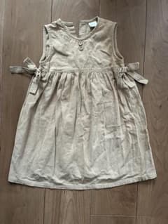 フタフタ　ノースリーブ ワンピース ベージュのサムネイル
