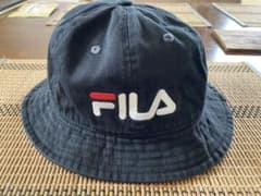 バケットハット(FILA)黒　ブラックのサムネイル