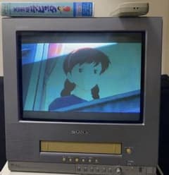 Trinitron ソニー14型VHS テレビデオ KV-14MVF2 - メルカリ