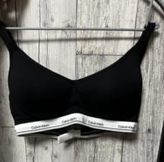 Calvin Klein Cotton Modal ブラジャー ブラックのサムネイル