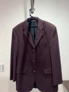 JACK VICTOR カシミヤ100% ジャケット カナダ製 40R ボルドーのサムネイル