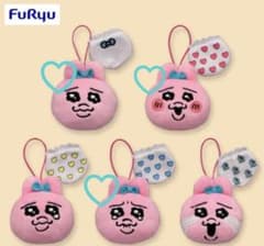 おぱんちゅうさぎ カラフルパンツフェイスマスコット 3種セットのサムネイル