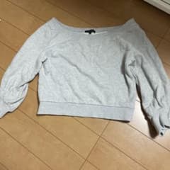rienda リエンダ スウェットトップス グレー FREEのサムネイル