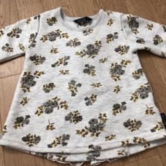 ワンピース 花柄 ベロア レースのサムネイル