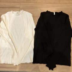 GU150女の子長袖カットソー2枚のサムネイル