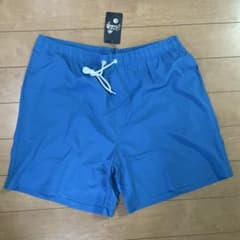 水着 メンズ 海水パンツ 圧縮裏地付き 無地 通気 速乾 水色 L