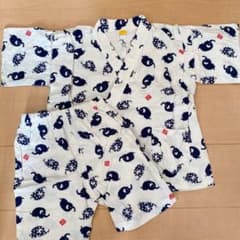ムージョンジョン　甚平　ゾウ柄のサムネイル
