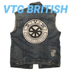 T*G様 ビンテージ リーバイス デニムベスト ハーレー トライアンフ BRIT T*G様 ビンテージ リーバイス デニムベスト ハーレー トライアンフ