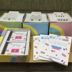 Yuki様 専用  家庭保育園 たのしい絵カード 5カ国語CD付きのサムネイル