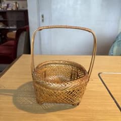 竹製小型編み込みバスケット - メルカリ