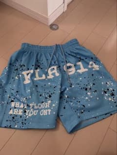 flr914 ハーフパンツ　水色　メッシュのサムネイル