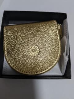 皇居 売店 ゴールド 牛革 財布 新品未使用 - メルカリ