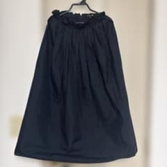 Drawerドゥロワー コットンギャザー スカート 36 ネイビー 美品 - メルカリ