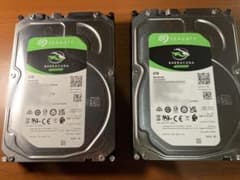 Seagate BarraCuda 6TB HDD 2台セット a11,12のサムネイル