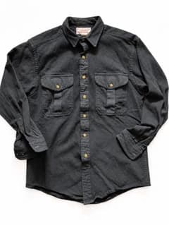 FILSON フィルソン USA ヴィンテージ ウールシャツ 黒 Mのサムネイル