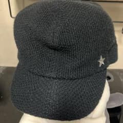 BEAMS ニットキャップ ブラック 星スタッズのサムネイル