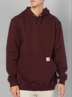Carhartt パーカー ルーズフィット ボルドー Mのサムネイル
