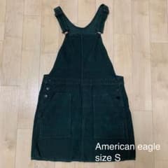 American eagle コーデュロイオーバーオールワンピースSサイズのサムネイル