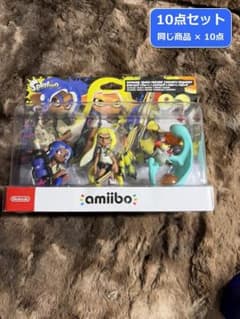 10점 세트 amiibo 스플라툰 트리플 세트