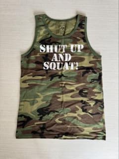 希少❗️SHUT UP AND SQUAT! 迷彩柄タンクトップ Sサイズ 美品 - メルカリ