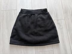 UNIQLO キッズ 裏ボア スカート ブラック 120cmのサムネイル