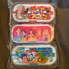 ディズニー　お箸セット　(おはし スプーン フォーク)のサムネイル