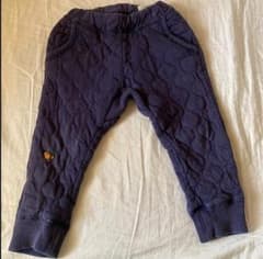 マーキーズ　中綿キルトパンツ　ネイビー90のサムネイル