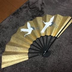 金色 扇子 お祝い毎に 飾り物のサムネイル