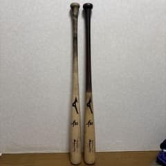 ミズノプロ硬式木製バット 2本セット 村上モデル 中田モデル - メルカリ