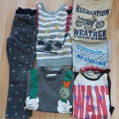 まとめ売り　男の子100～110㎝　長袖カットソー·ズボンのサムネイル