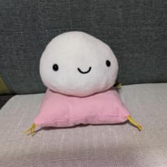 温泉まんじゅうくん ざぶとん ぬいぐるみ レトロ - メルカリ