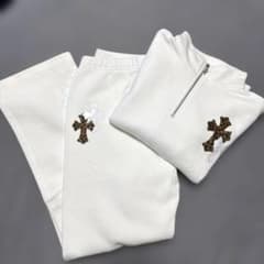 CHROME HEARTS クロスパッチ スウェット セットアップ Sサイズのサムネイル