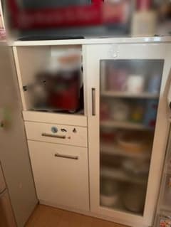 ニトリ レンジ台 食器棚 キッチンボードのサムネイル