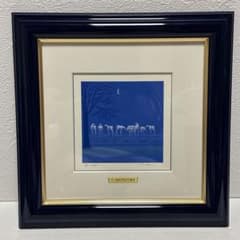 Y. Matsuura 松浦敬文「九頭馬」月と白馬 シルクスクリーン版画 - メルカリ