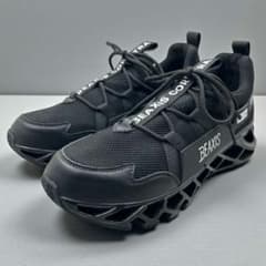 極美品！『BEAXIS』ビーアクシス(24cm)バランスコアスニーカー 黒 M ✨美品✨BEAXISビーアクシス バランスコアスニーカー2 LL 26㎝ブラック