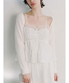 新品未使用】SNIDEL ボレロ×レースキャミセットアップ - メルカリ