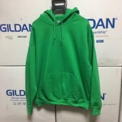 GILDANギルダン☆パーカー☆アイリッシュグリーン☆無地☆XLサイズ！