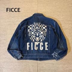 1点物 80S～90S フィッチェ FICCE 再構築 刺繍 デニムジャケット
