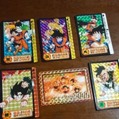 当時もの ドラゴンボールZカードダス キラ6枚セット - メルカリ