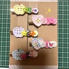 カラフルなヘアピン5個セットのサムネイル