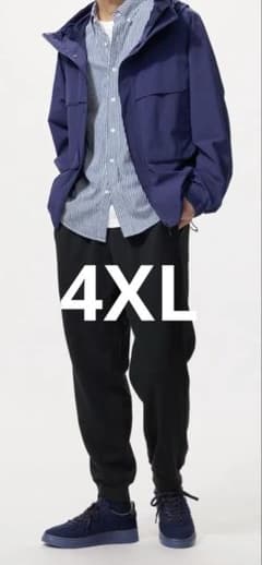 [ユニクロ]メンズスウェットパンツ/4XL ブラックのサムネイル