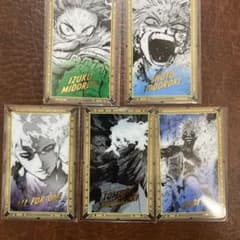 僕のヒーローアカデミア 原画展 箔押しクリアカードコレクション 11枚セットのサムネイル