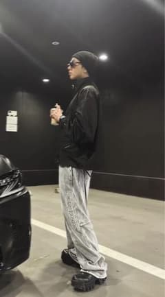 alexander wang ベロア ロゴ入りトラックパンツ - メルカリ